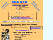 Tablet Screenshot of bandsagblad.se